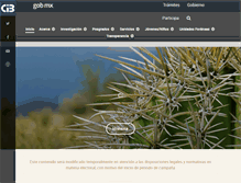 Tablet Screenshot of cibnor.gob.mx
